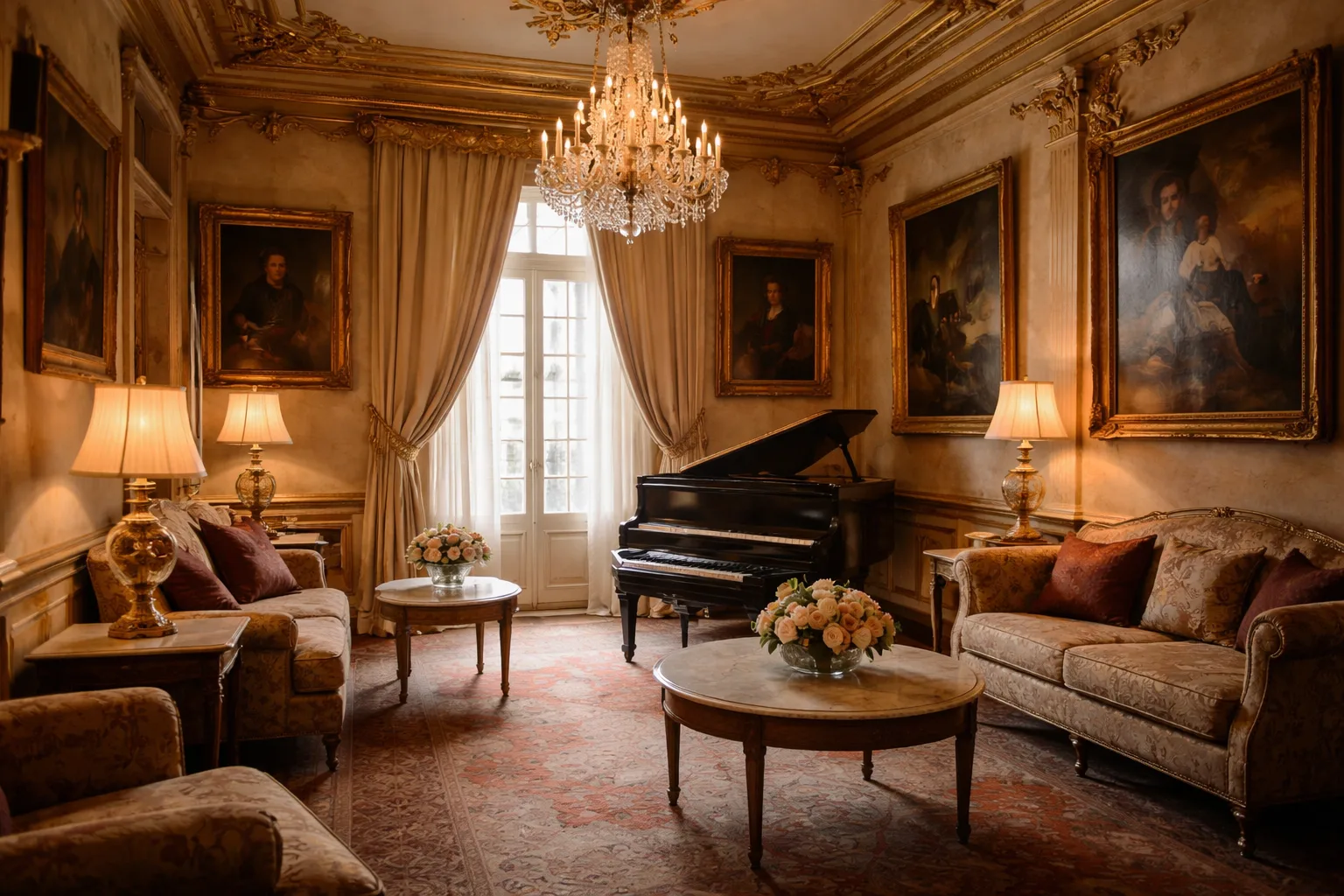 Pestana Palace formal salon interior