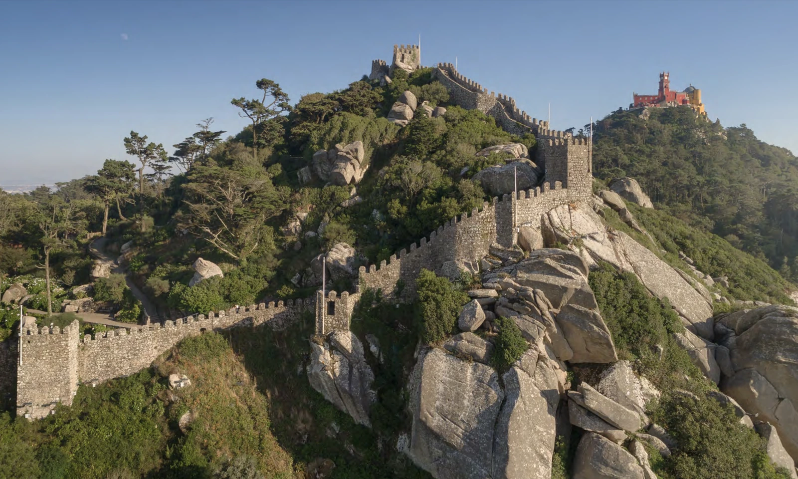 Parques de Sintra, the UNESCO-listed Sintra Cultural Landscape with its palaces and monuments, the setting for a Sintra palace wedding produced by Event Boutique