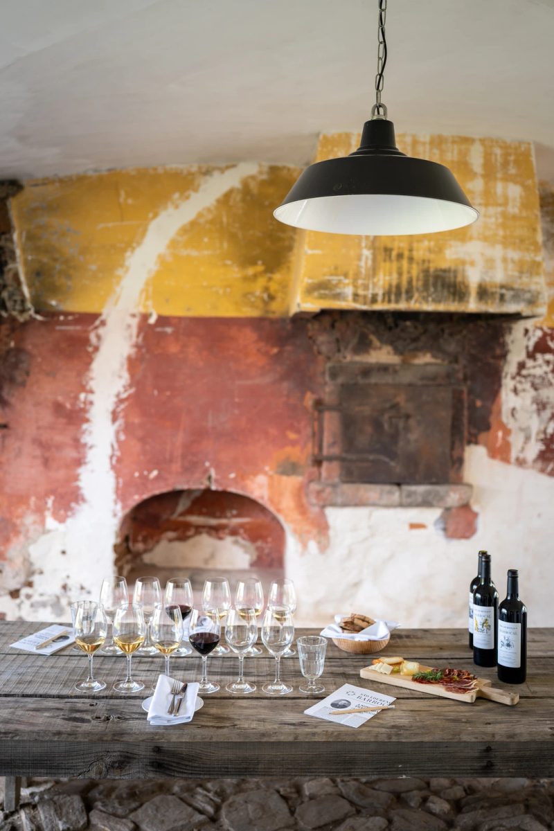 Wine cellar vertical tasting at São Lourenço do Barrocal, Alentejo