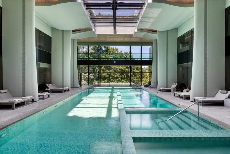 Indoor hydrotherapy pool at Six Senses Douro Valley, UNESCO Douro