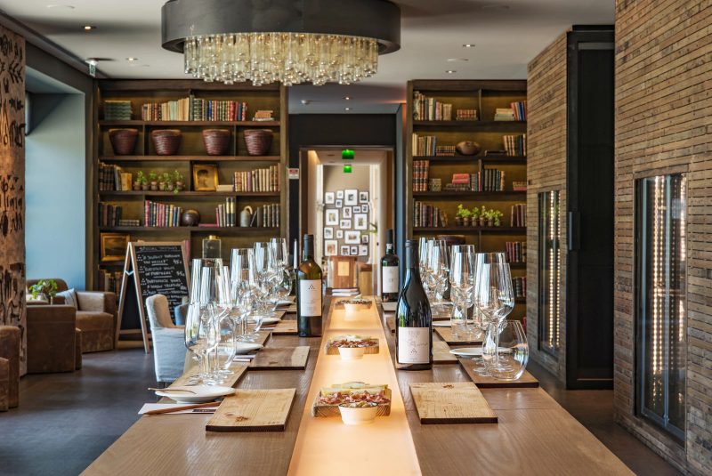 Wine Library tasting room at Six Senses Douro Valley, UNESCO Douro