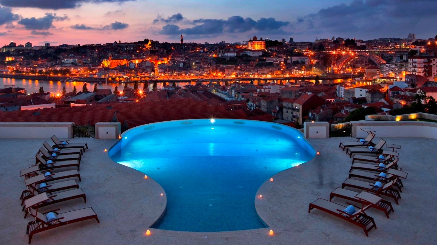 The Yeatman wine hotel above the Douro in Vila Nova de Gaia, facing Porto's Ribeira, the setting for a wine-hotel wedding produced by Event Boutique